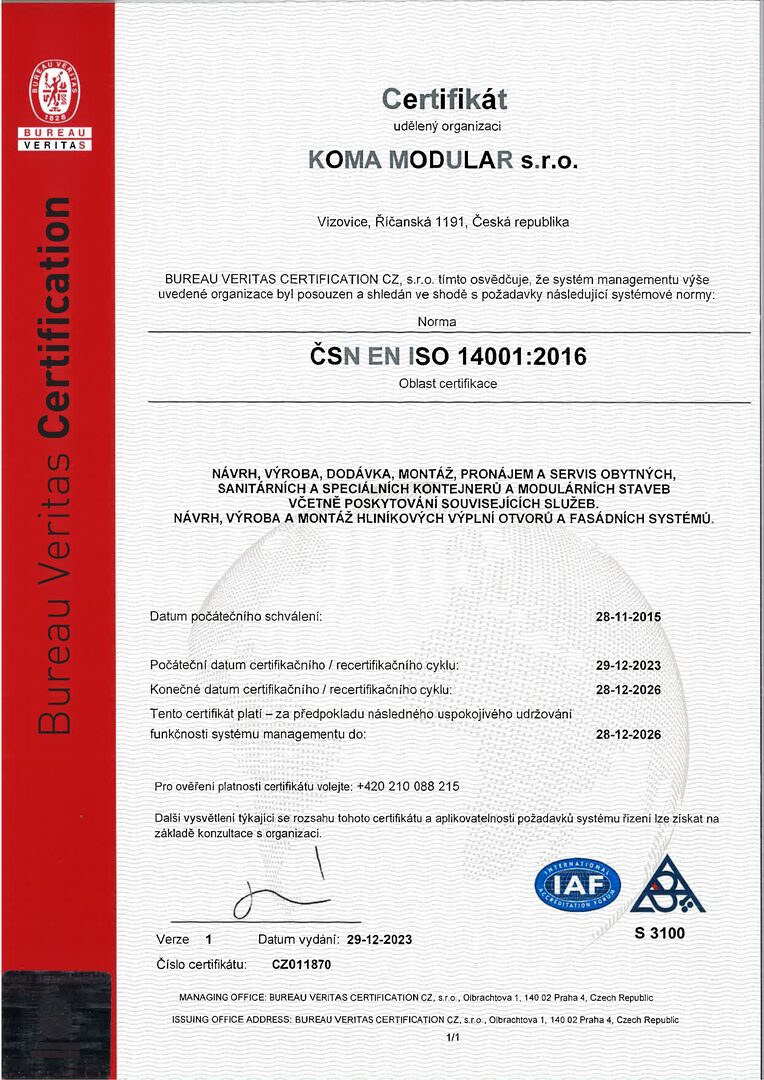 ČSN EN ISO 14001:2016